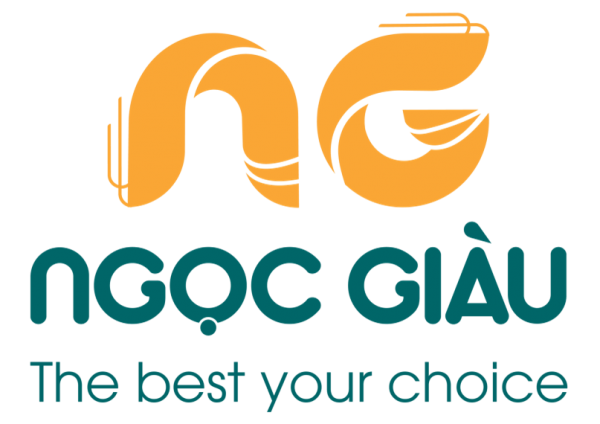 logo tôm khô ngọc giàu